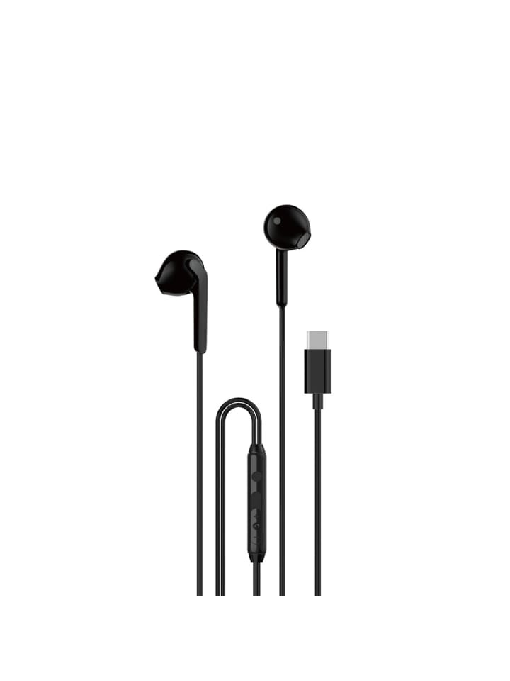 COFI 1453 In-Ear-Kopfhörer USB-C Anschluss  und Kabel, 1,2 m – Schwarz - in Schwarz günstig kaufen 150 cm