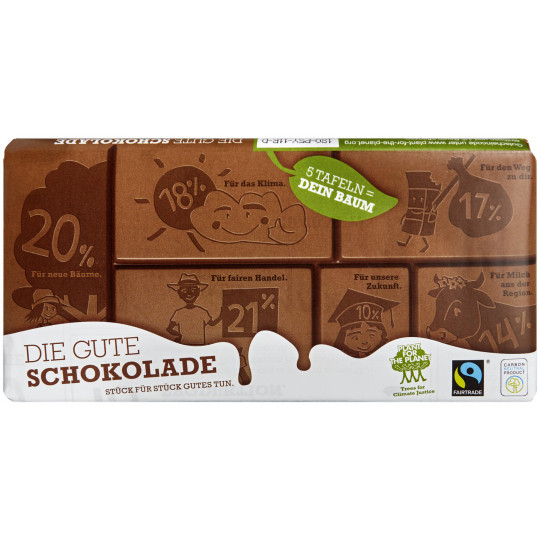 Plant for the Planet Die Gute Schokolade Fairtrade 100G