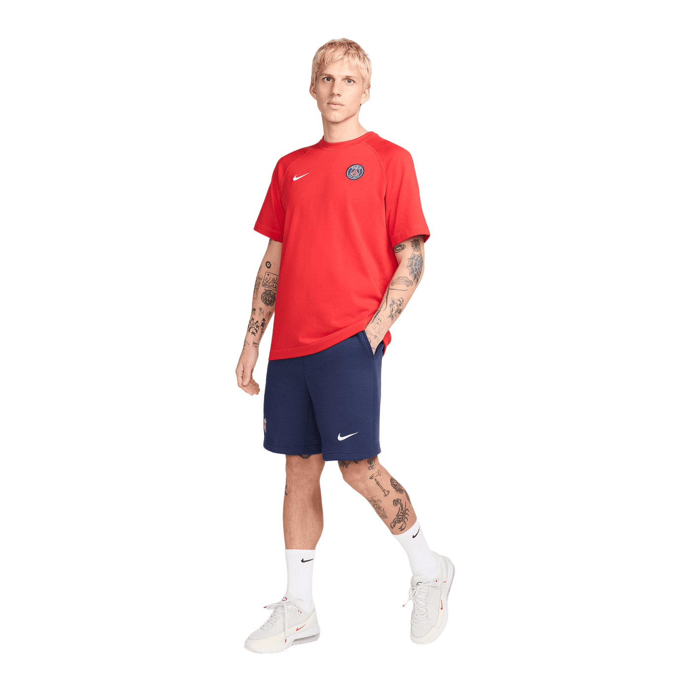Nike Paris St. Germain Tech Fleece Short Blau F410