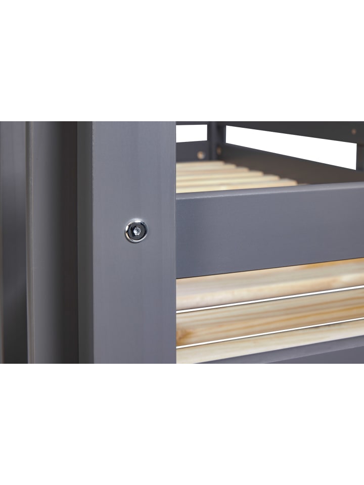 ebuy24 Etagenbett Lavius Grau 210 x 102 cm günstig kaufen onesize