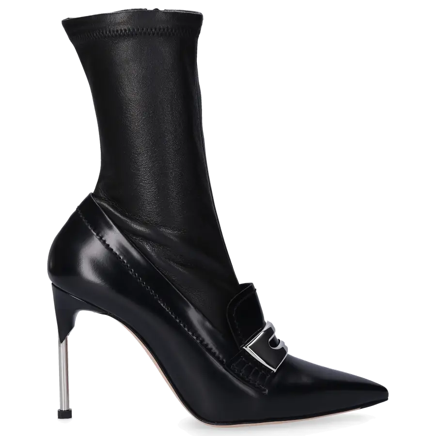 Alexander McQueen - Stiefeletten WATSON Kalbsleder - schwarz