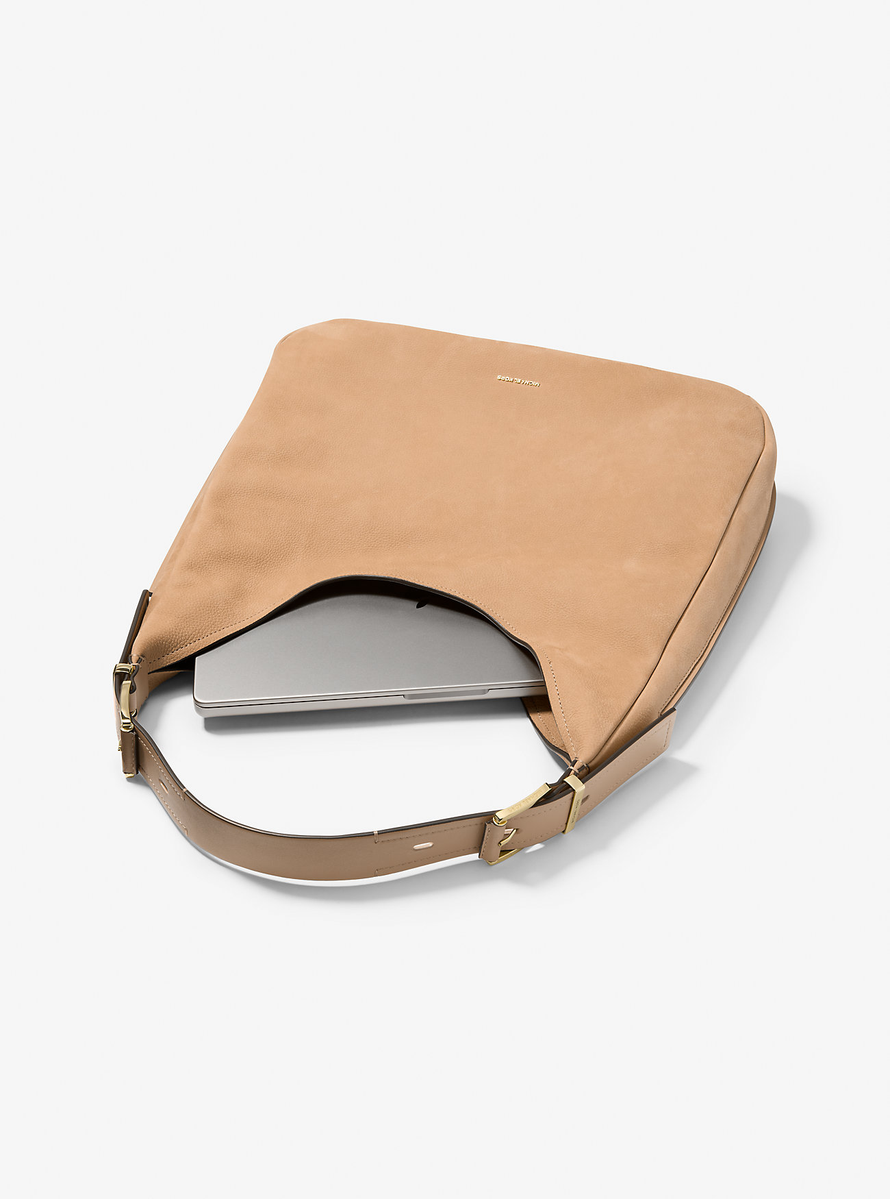 Nolita Stor Nubuck Hobo Skulderveske - CAMEL