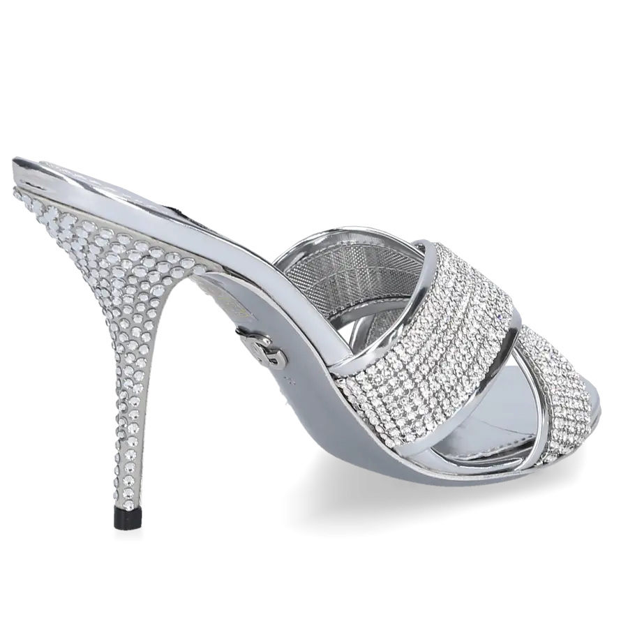 Dolce & Gabbana - Sandalen KEIRA 85 Kalbsleder - grau