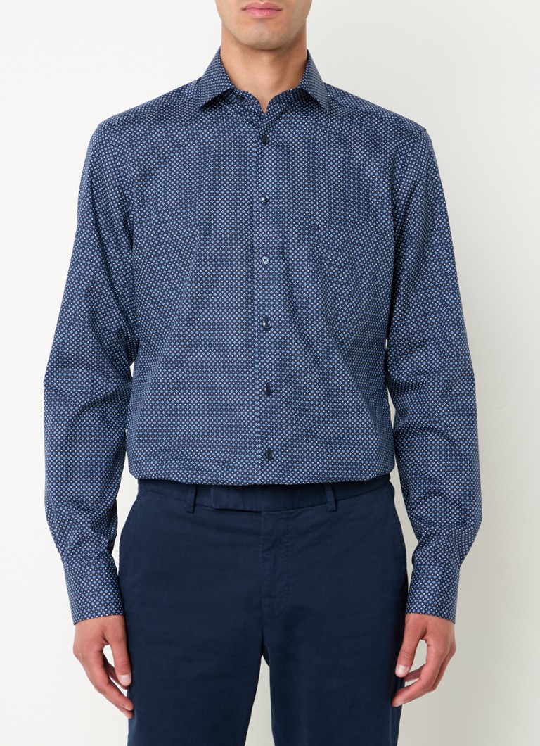 Olymp Luxor modern fit shirt with print