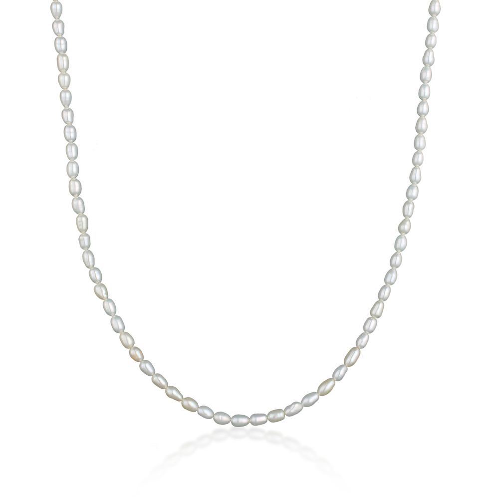 Nenalina Nenalina Collier Femmes Classique Élégant avec perles d'eau douce en argent sterl collier