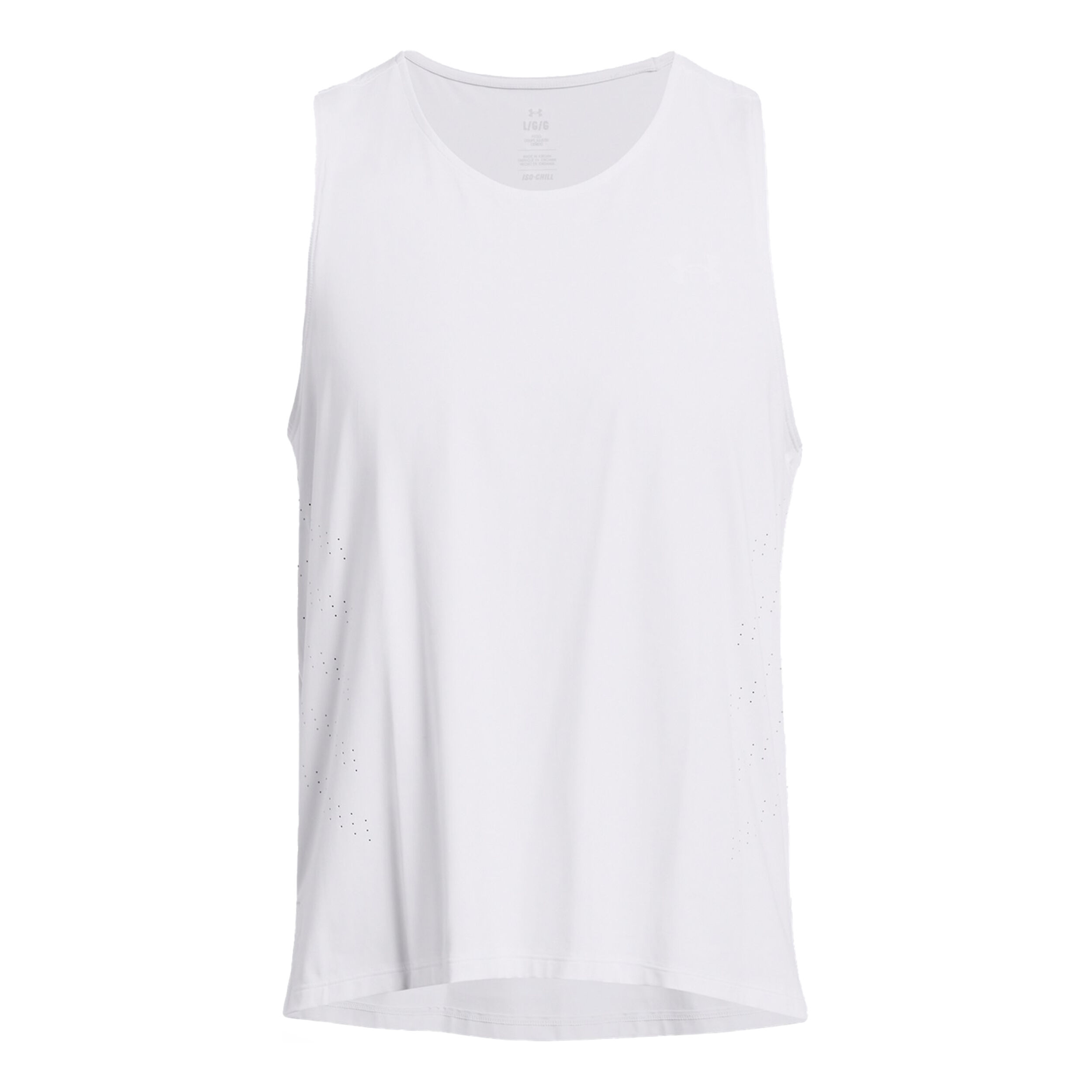 Laser Singlet Tank-Top Herren - Weiß