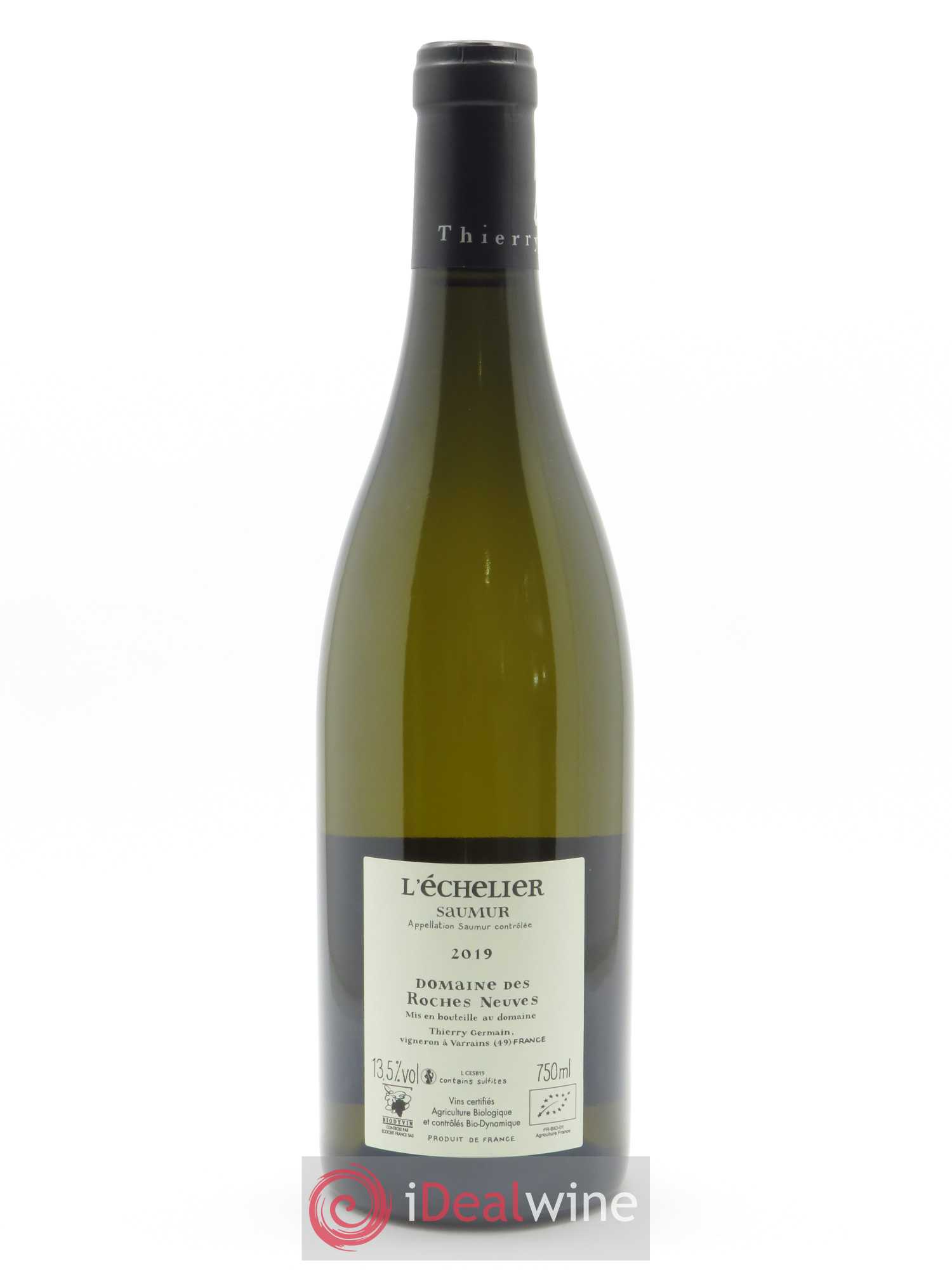 Saumur l'Echelier Domaine des Roches Neuves - Thierry Germain  2019 - Lot de 1 Bouteille
