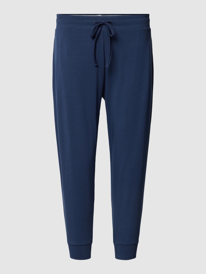 Pyjama-Hose in 3/4-Länge in marineblau