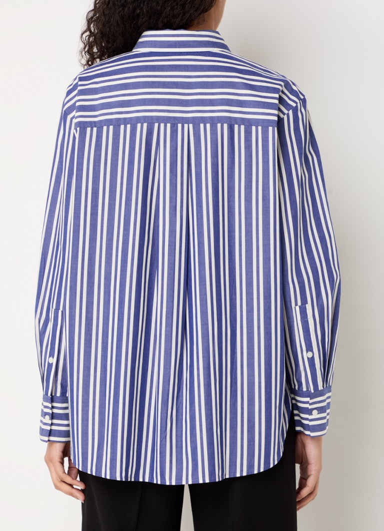 Tommy Hilfiger  Blouse met streepprint en borstzak