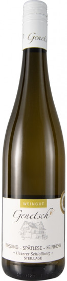 2020 Riesling Spätlese - Lieserer Schloßberg - STEILLAGE feinherb - Weingut Genetsch
