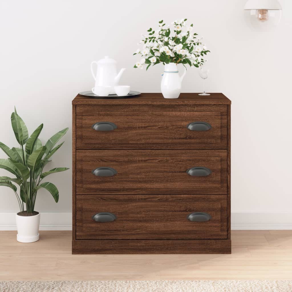 vidaXL Sideboard Sideboard Braun Eichen-Optik 70x35,5x67,5 cm Holzwerkstoff (1 St)