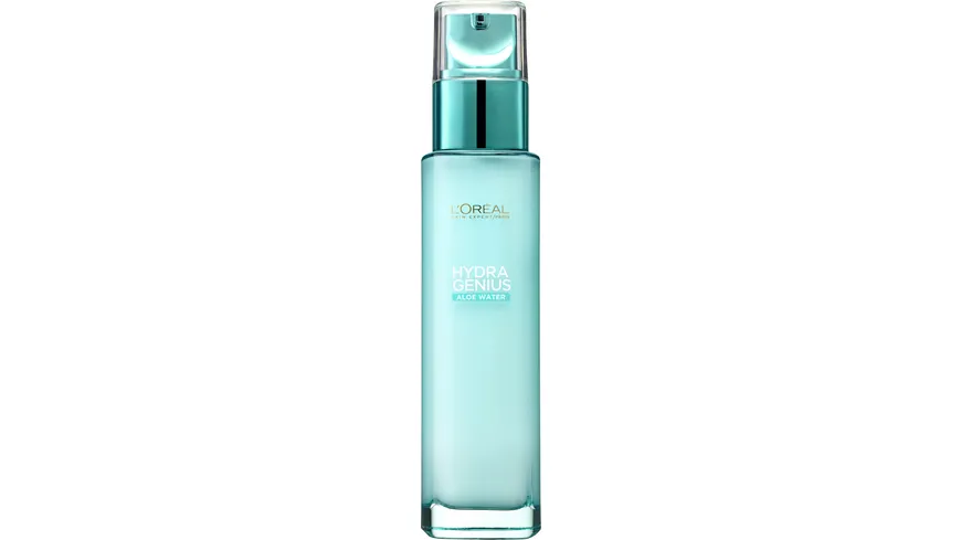 L'Oréal Paris Hydra Genius Aloe Aqua Feuchtigkeitsfluid - für ein frisches Hautbild bei normaler bis Mischhaut 70 ml