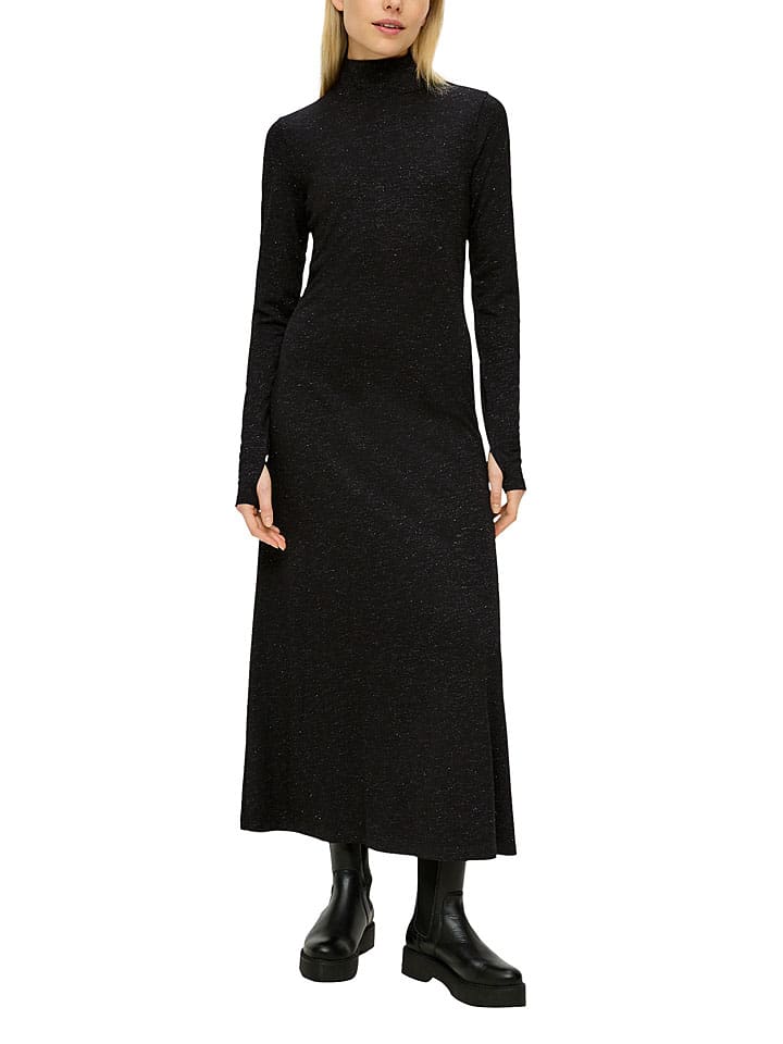 s.Oliver Kleid in Schwarz günstig kaufen