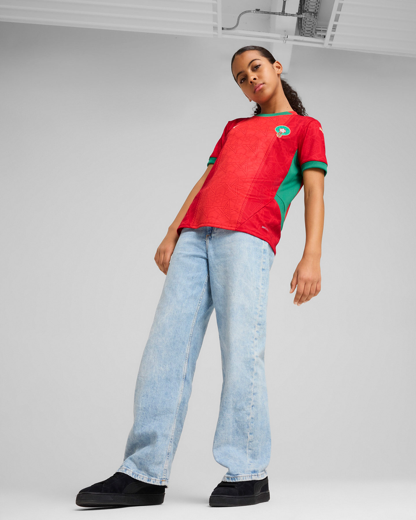Oficjalna replika koszulki piłkarskiej Puma Maroko Home Junior 778523-01