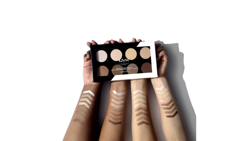 NYX PROFESSIONAL MAKEUP Makeup Highlight & Contour Pro Palette 21.6 g keine Angabe