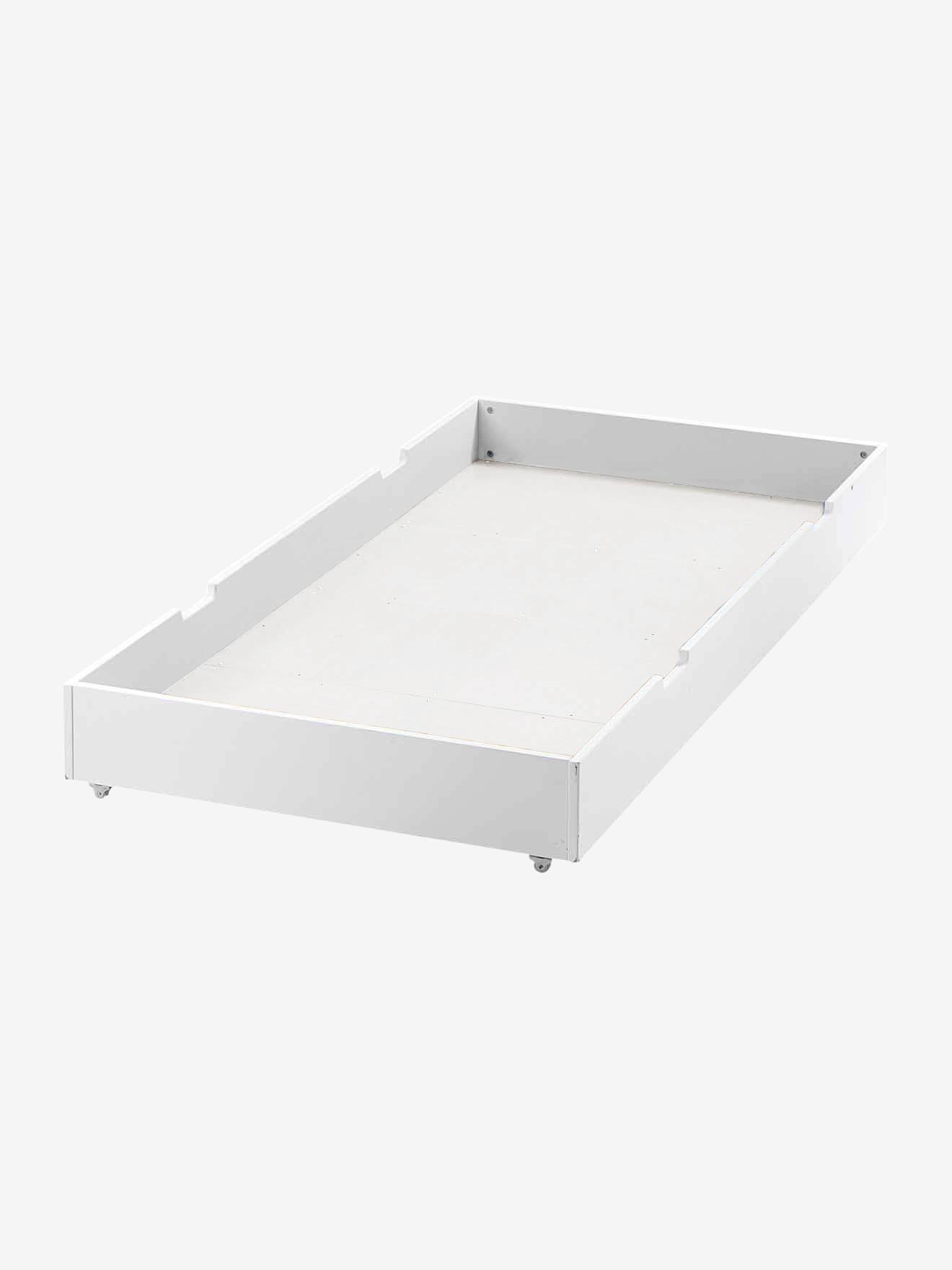 Vertbaudet Kinderzimmer 2-in-1 Bettkasten für große Betten, Gästebett - weiß