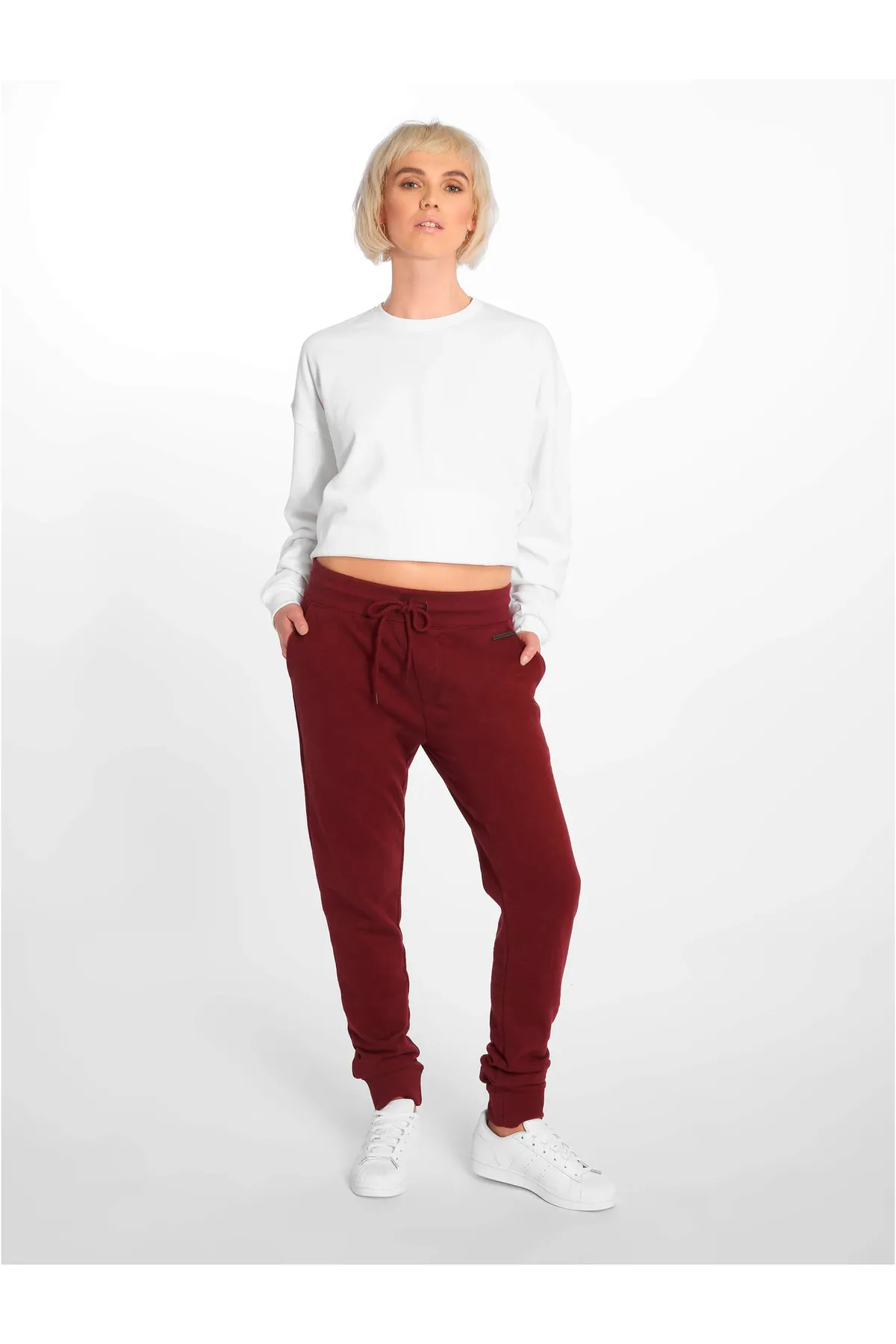 Just Rhyse  Damen Just Rhyse Poppy Sweatpants Burgundy