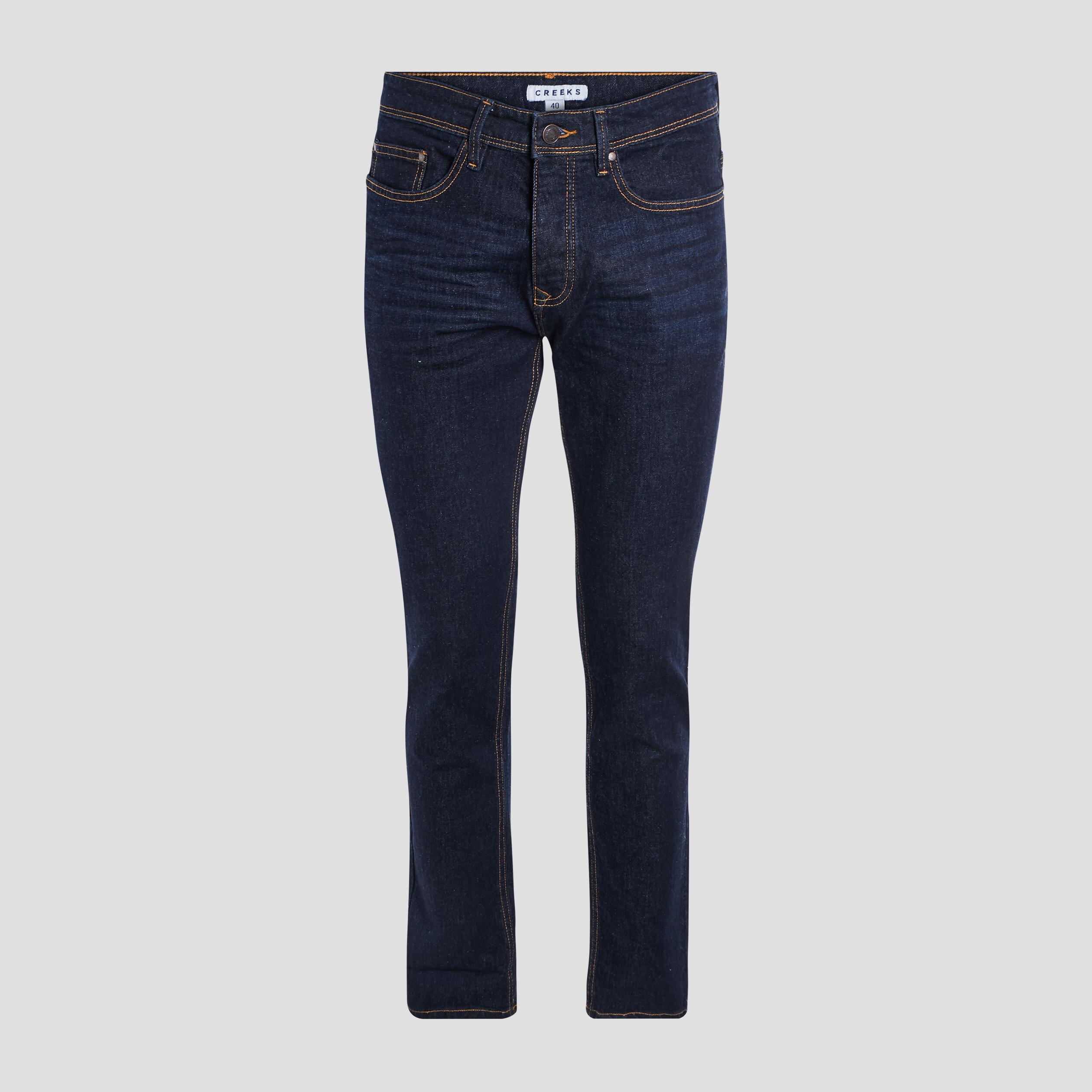 Jeans straight taille standard denim brut homme | La Halle