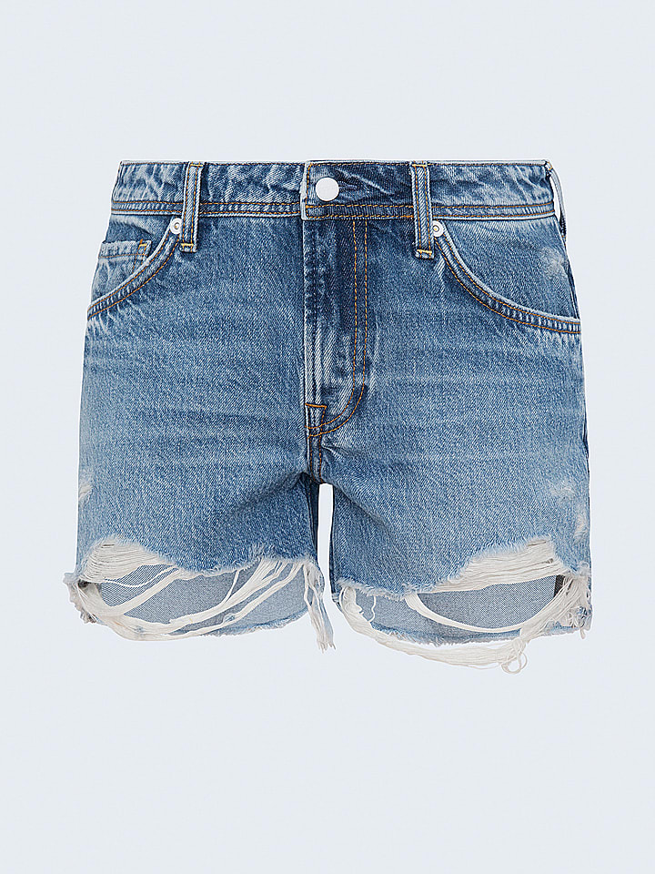 Pepe Jeans Jeans-Shorts in Blau günstig kaufen