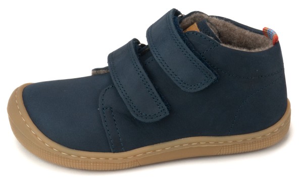 Koel bare ~ Don MidCut Klettschuh Wollfleece ~ Navy