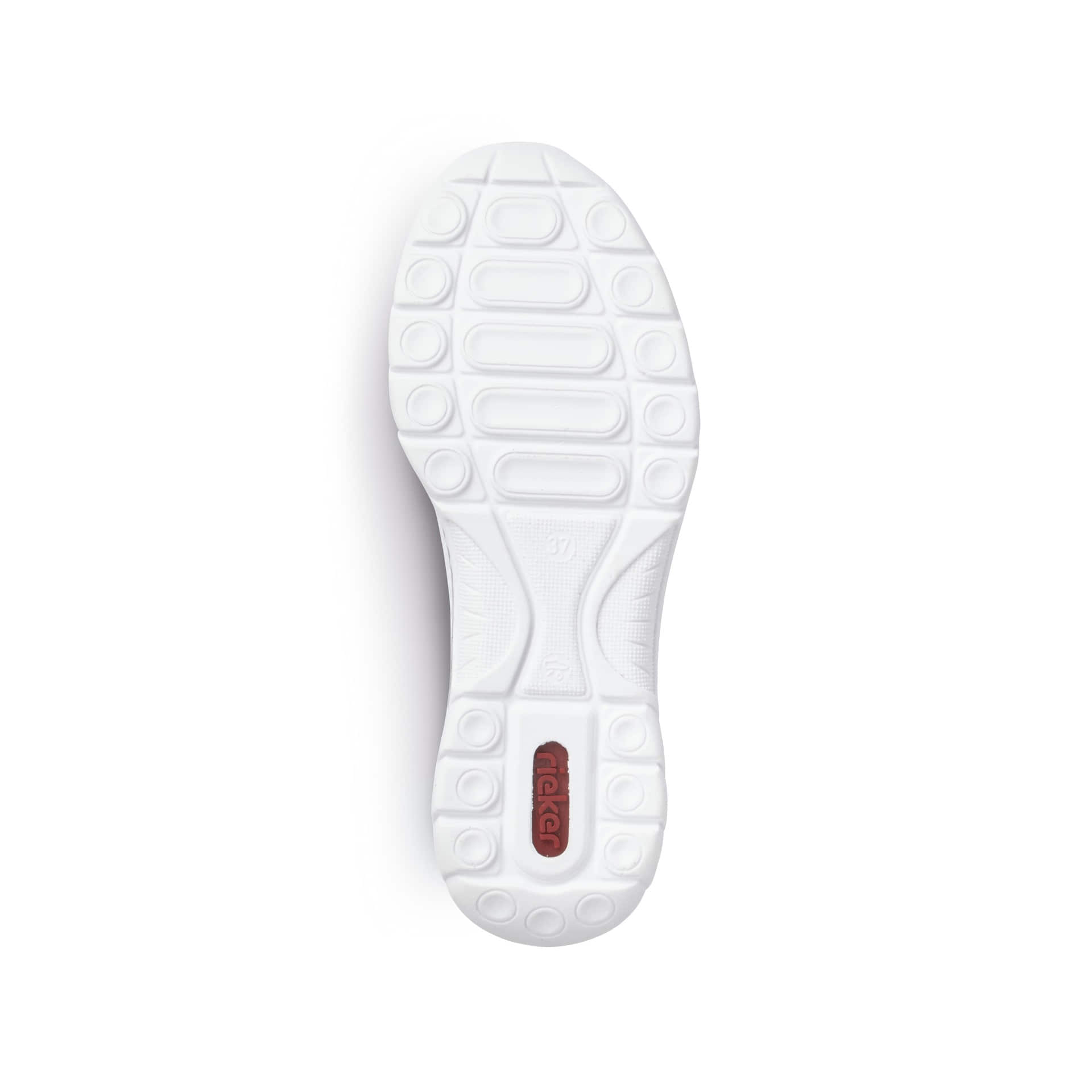 Rieker Damen Slipper schwanenweiss