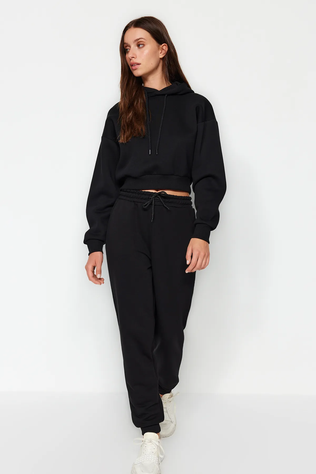 Trendyol Collection  Jogginghose - Schwarz - Loose Jogger
