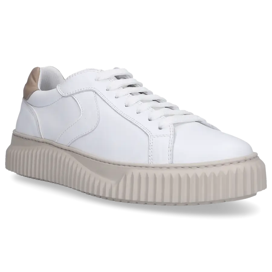 VOILE BLANCHE - Sneaker low LIPARI Kalbsleder - weiß