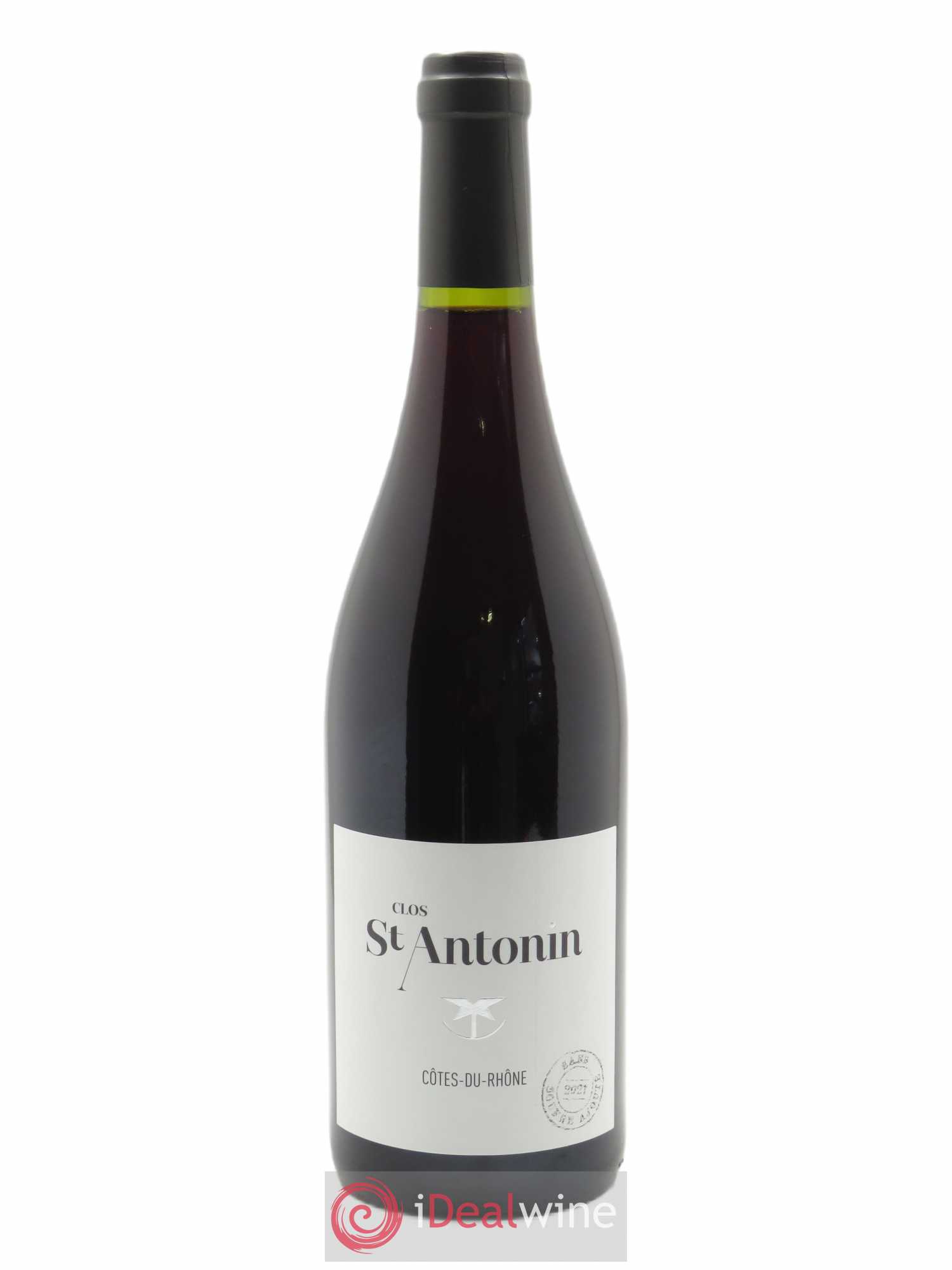 Côtes du Rhône Sans sulfite ajoutés Clos Saint Antonin  2021 - Lot de 1 Bouteille