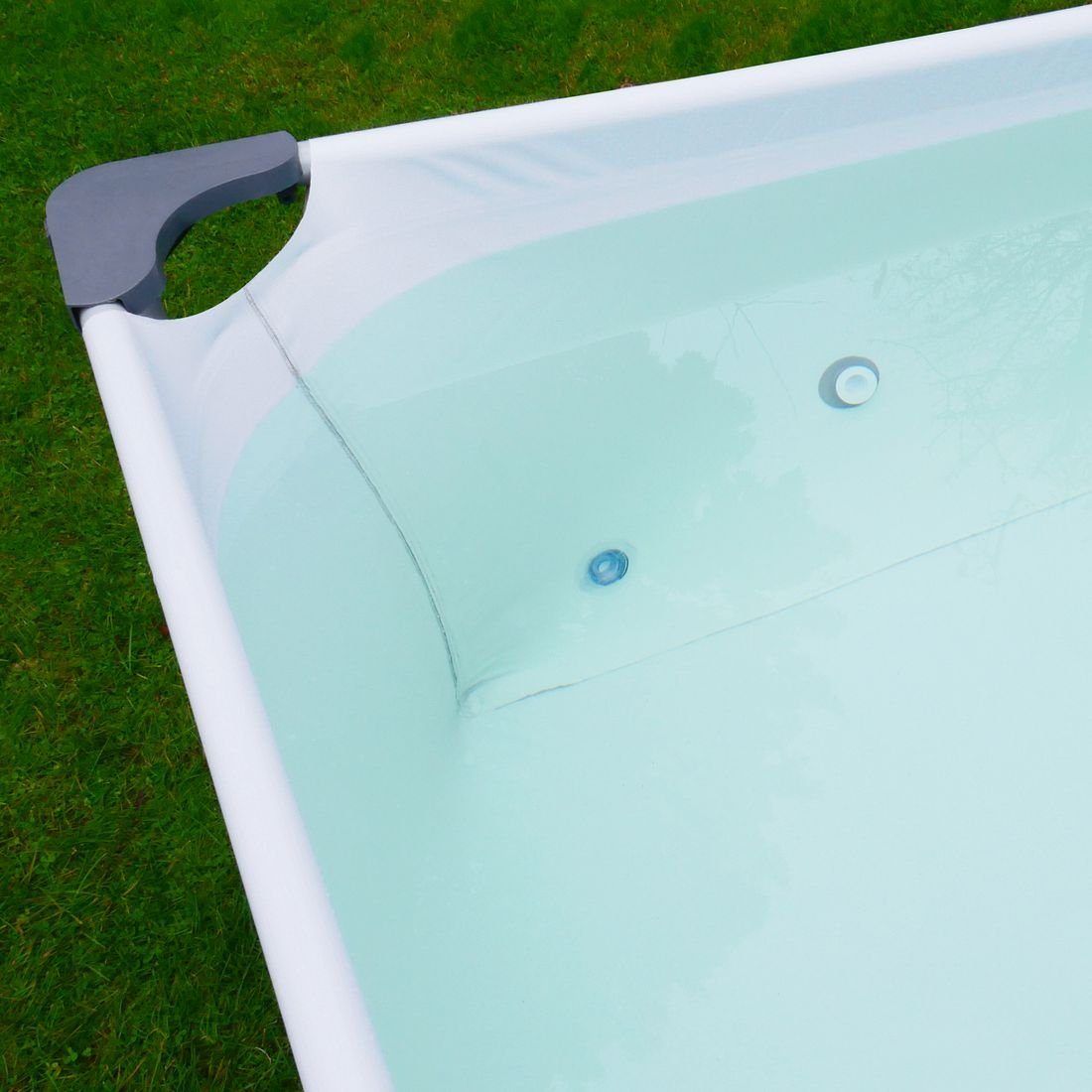 yourGEAR Rechteckpool yourGEAR Familien Pool 3x2x0,7m Schwimmbecken Schwimmbad Planschbecken