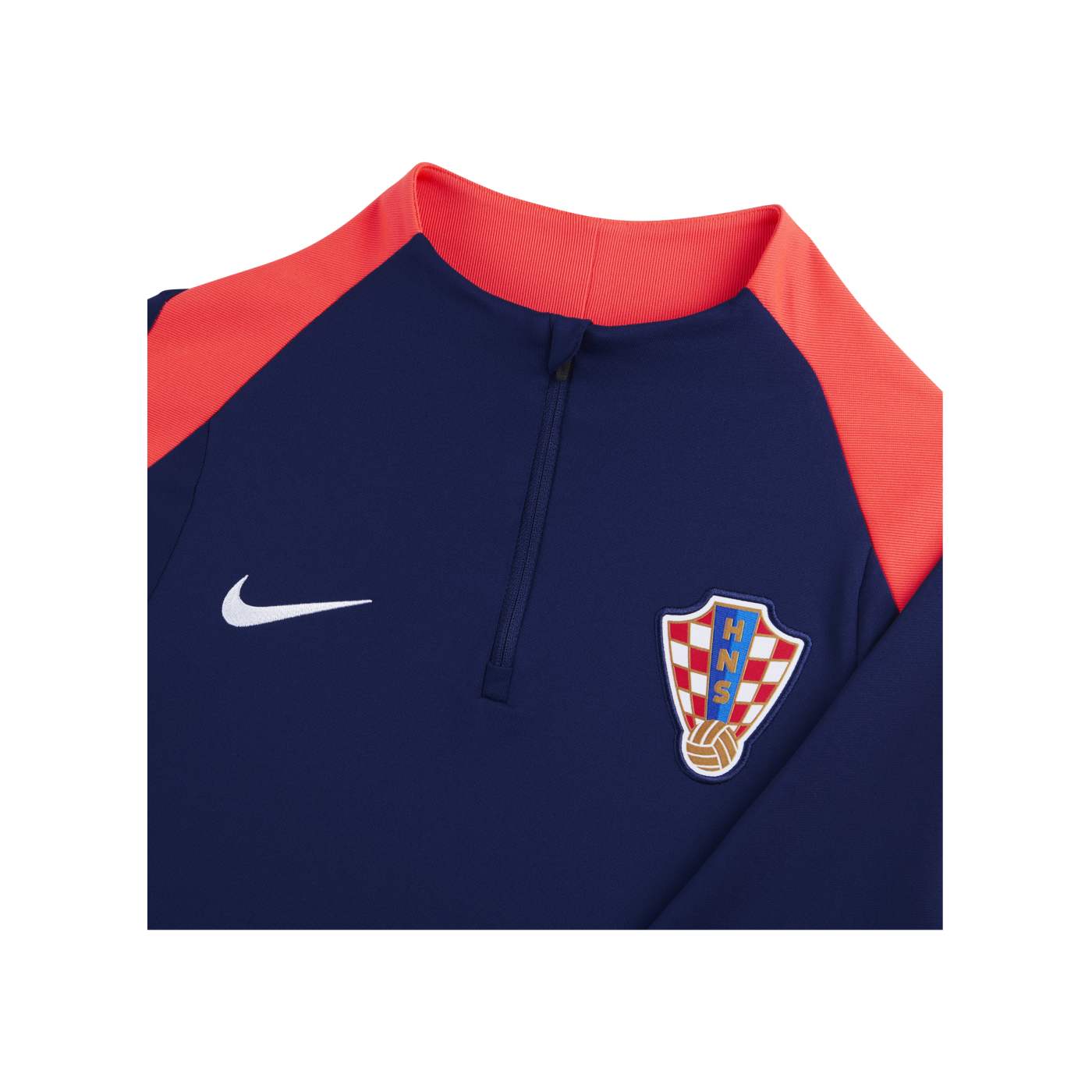 Nike Kroatien Strike Trainingshirt EM 2024 Blau Weiss F455