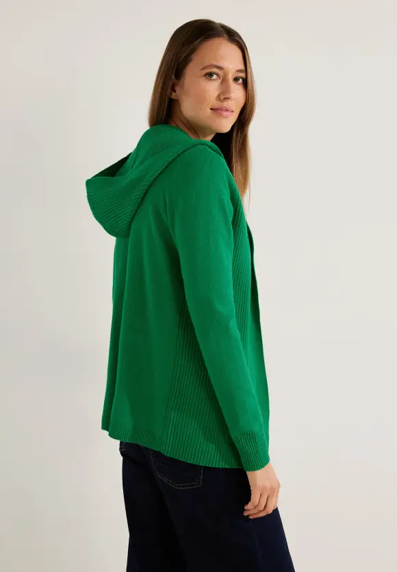 CECIL Strickjacke mit Kapuze