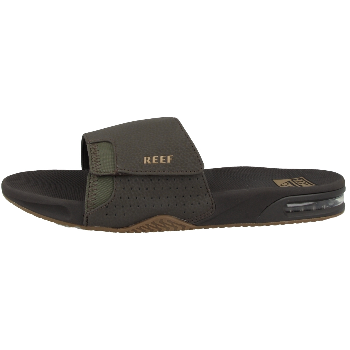 Reef Fanning Slide Sandale braun