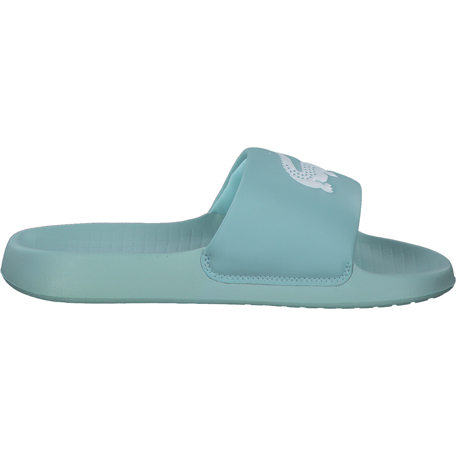 Lacoste Croco 1.0 45CFA0002, Badeschuhe, Damen, turquoise/white