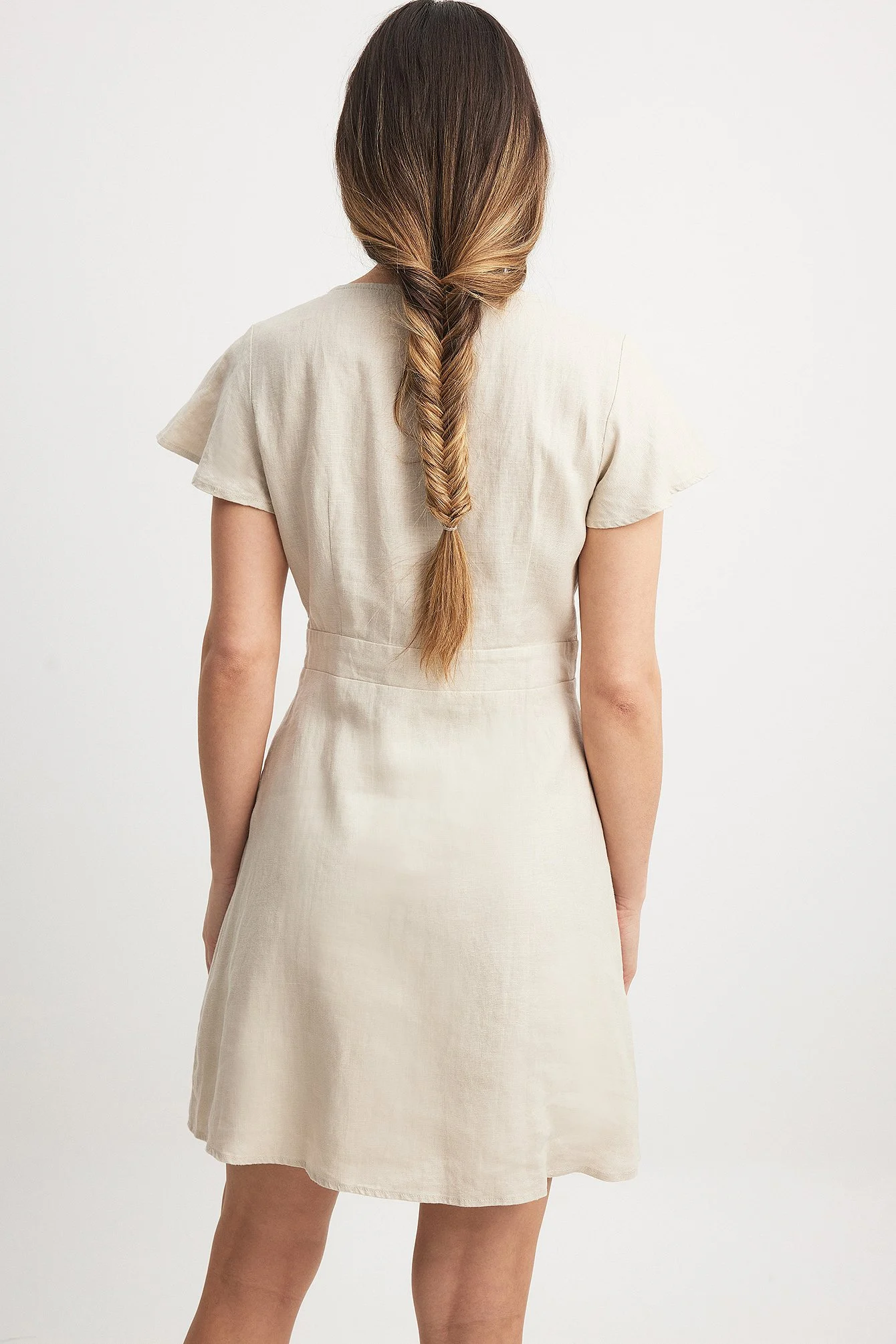 Hemdkleid mit Bindung vorne