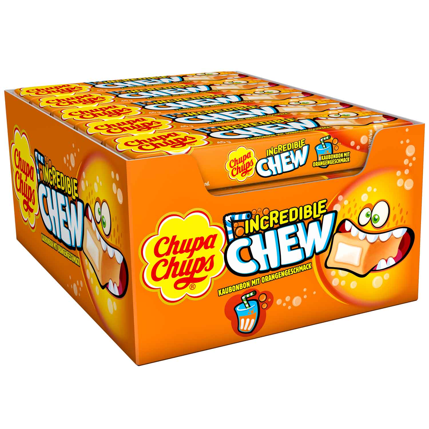 Chupa Chups Incredible Chew Orange 45g