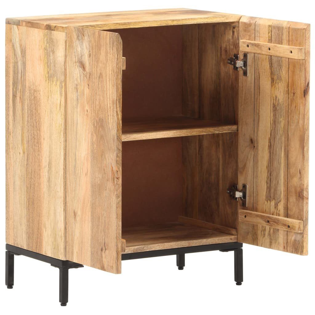 vidaXL Sideboard Sideboard 60x35x77 cm Mango Massivholz (1 St)