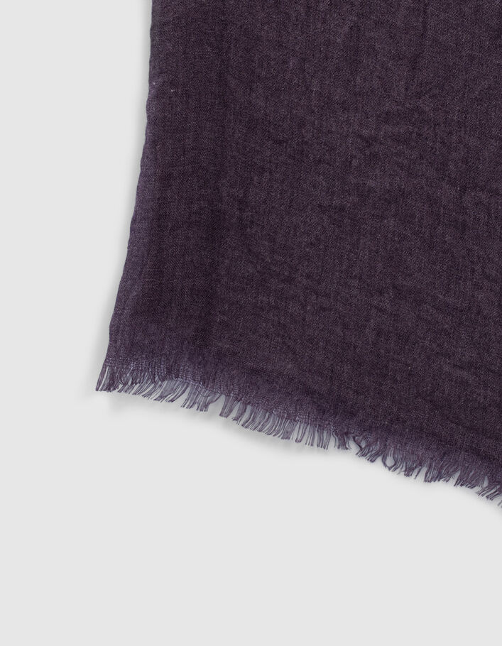 Chèche dark plum chiné Homme