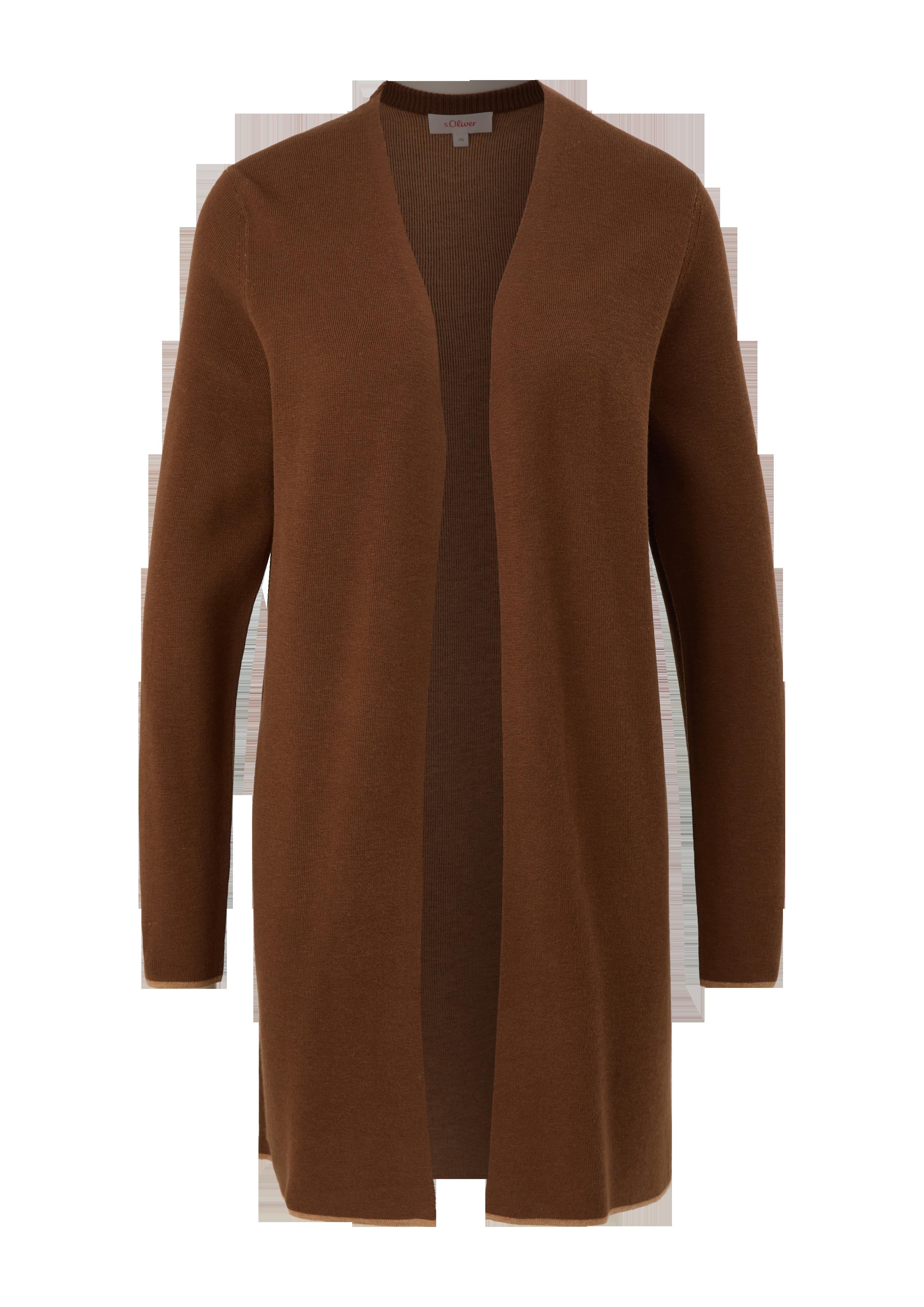 Langer Double Face-Cardigan  2121682-8764