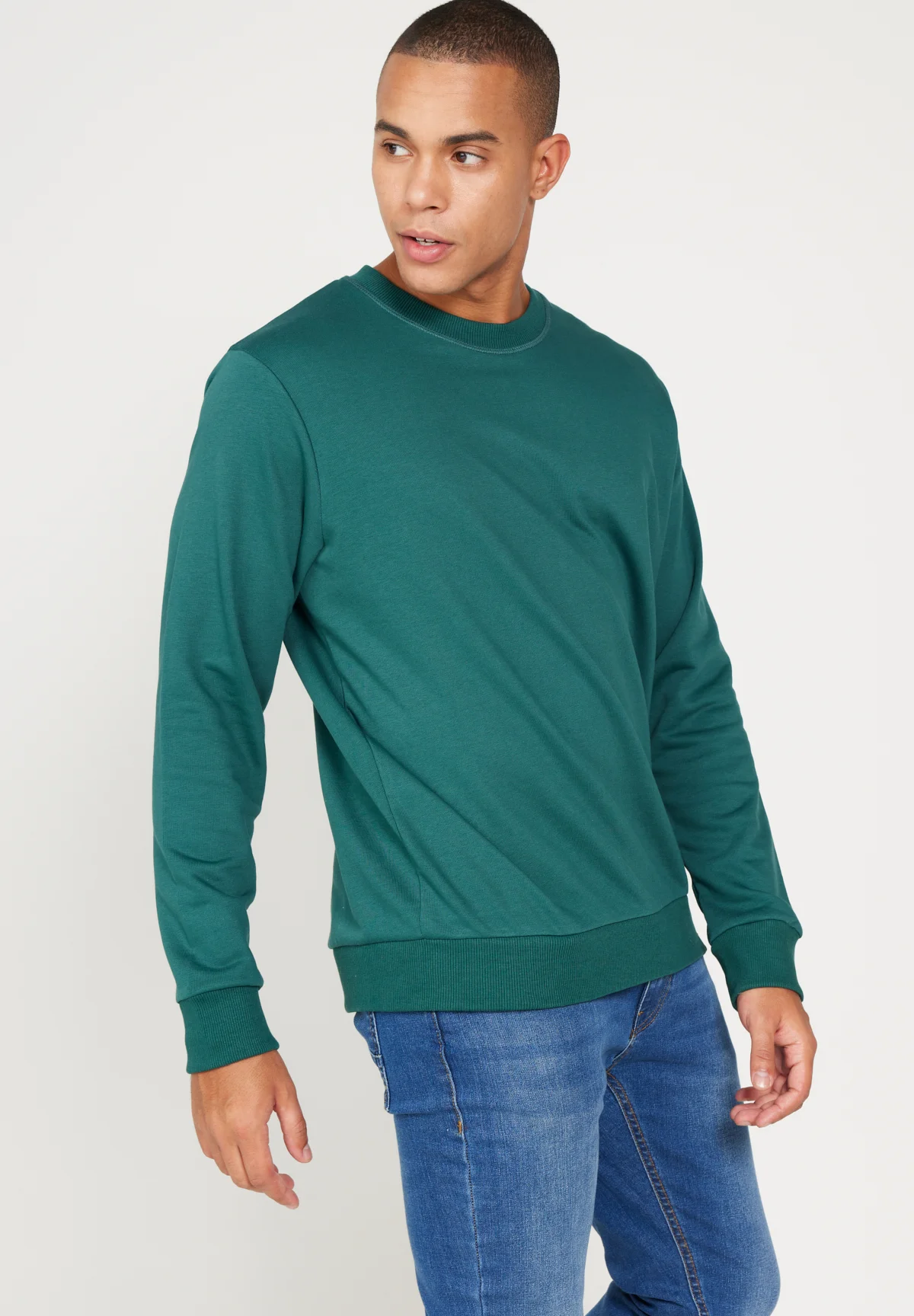 AC&CO / ALTINYILDIZ CLASSICS STANDARD FIT O COLLAR - Sudadera