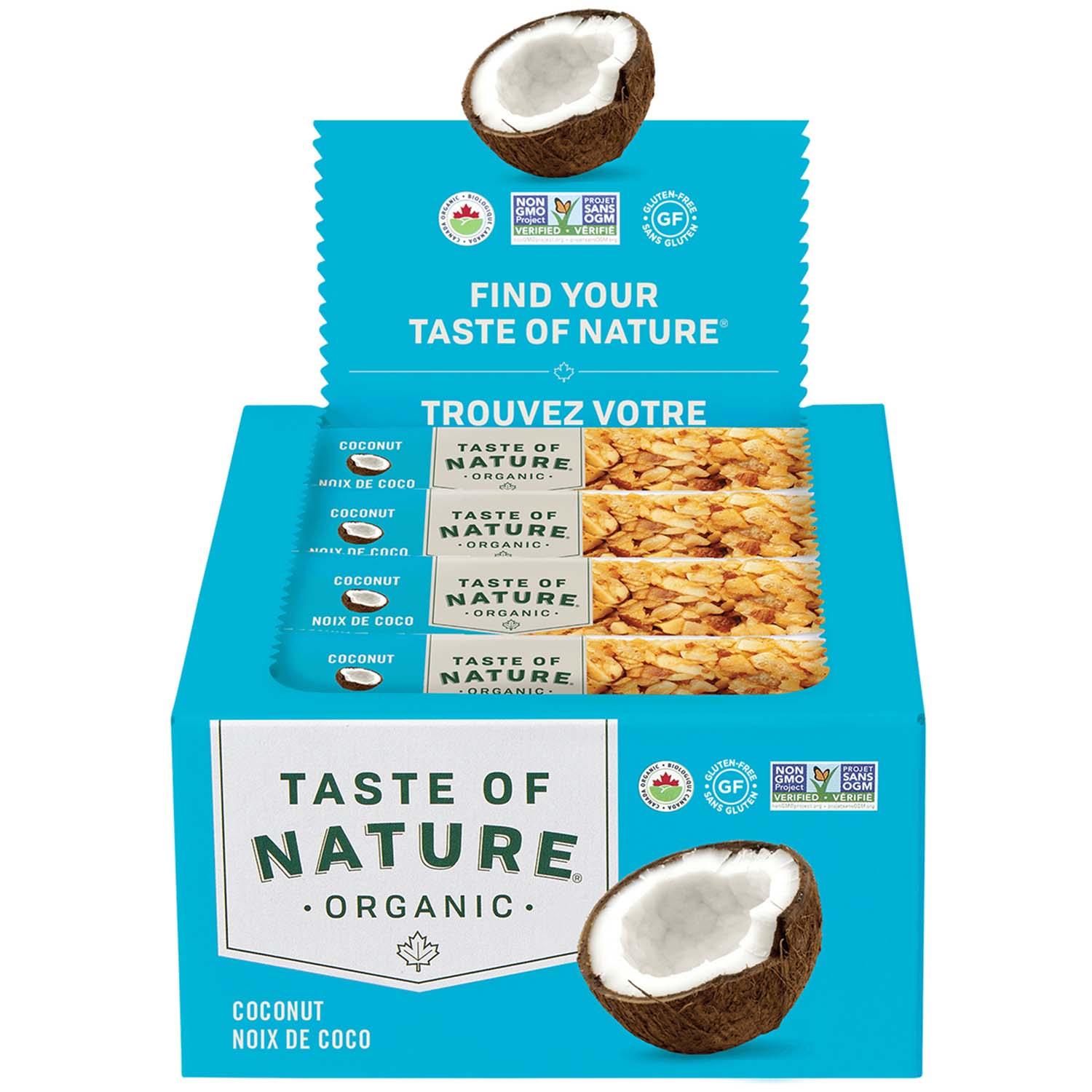 Taste of Nature Organic Coconut Bio 40g
