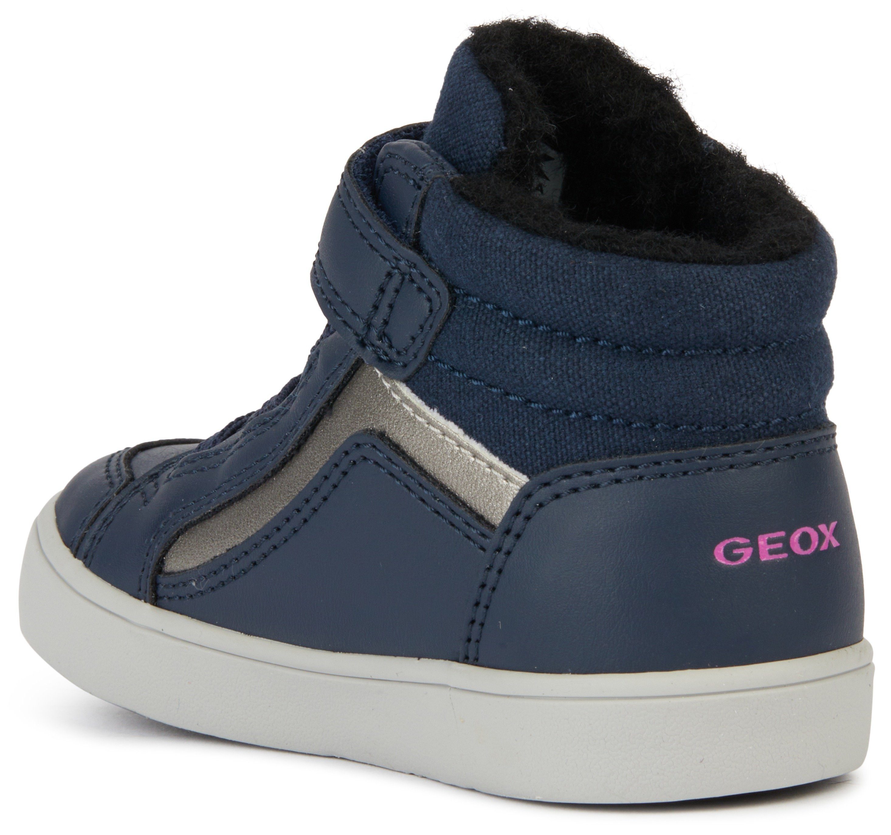 Geox B GISLI GIRL Lauflernschuh mit praktischem Wechselfußbett