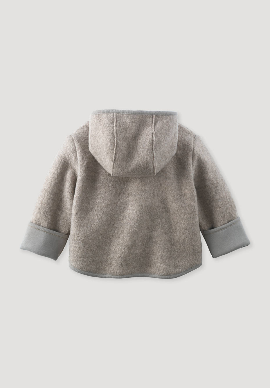 Walkjacke aus reiner Bio-Merinowolle