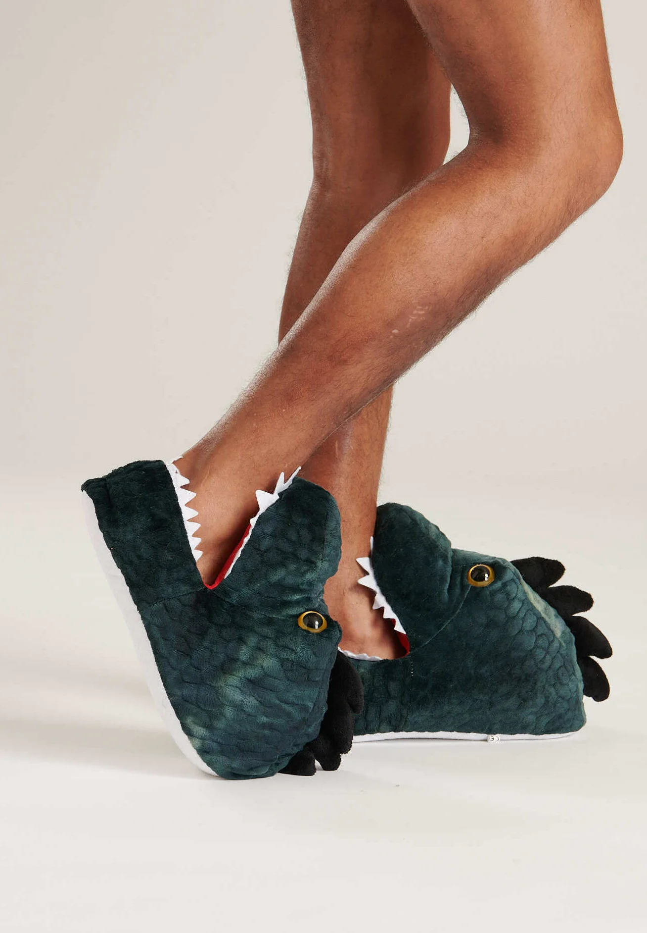 Zapatillas unisex Loungeable con cabeza de dinosaurio