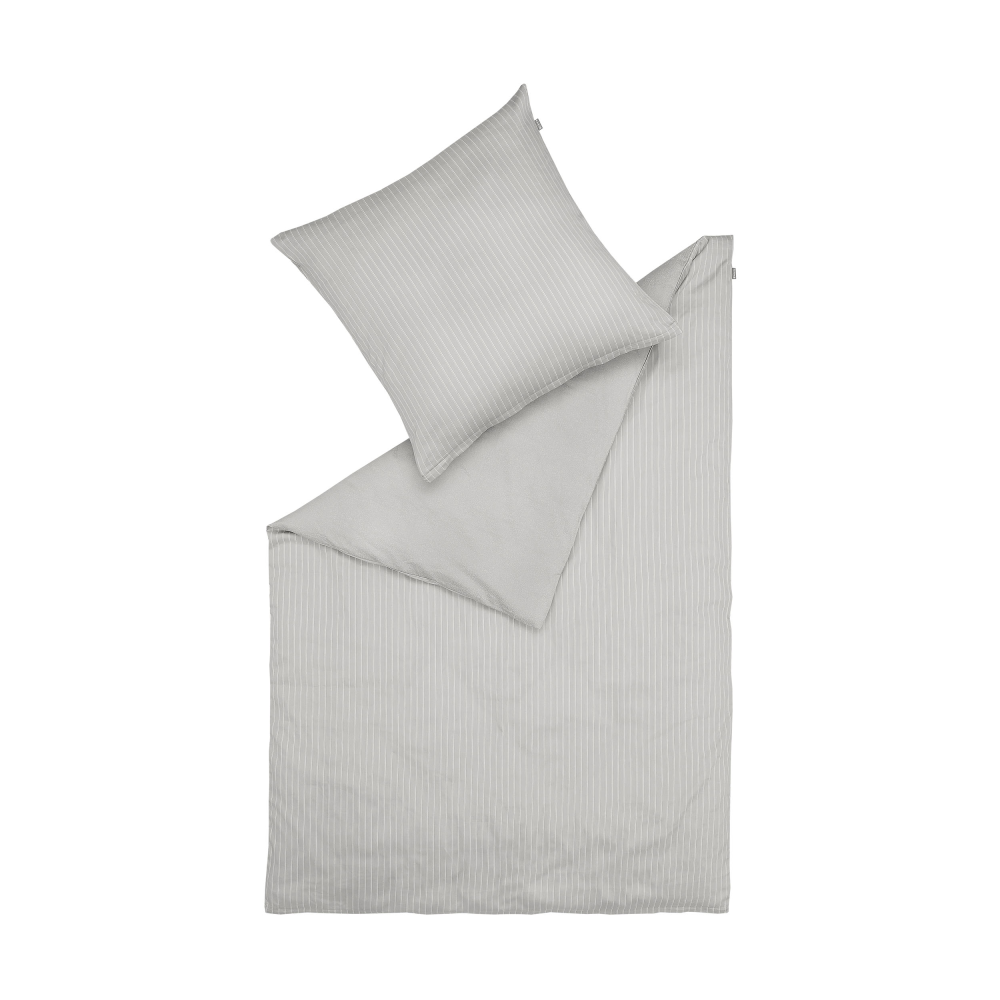 Bettwäsche MR-Needlestripe grau