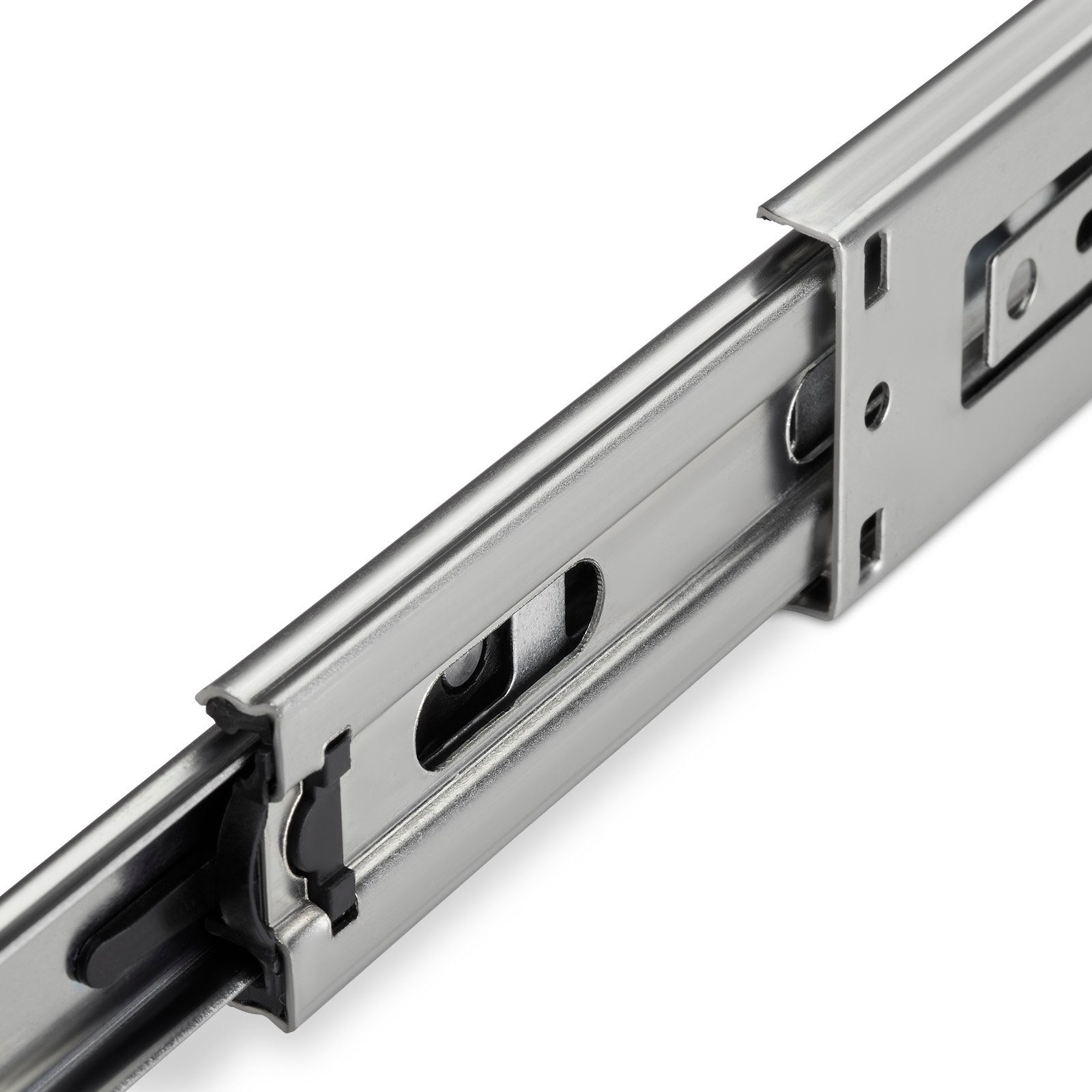 SO-TECH® Auszug Vollauszug kugelgelagert mit Tragkräften 35 oder 45 kg (2 St), mit Tragkräften 35 oder 45 kg, Längen 250 - 750 mm