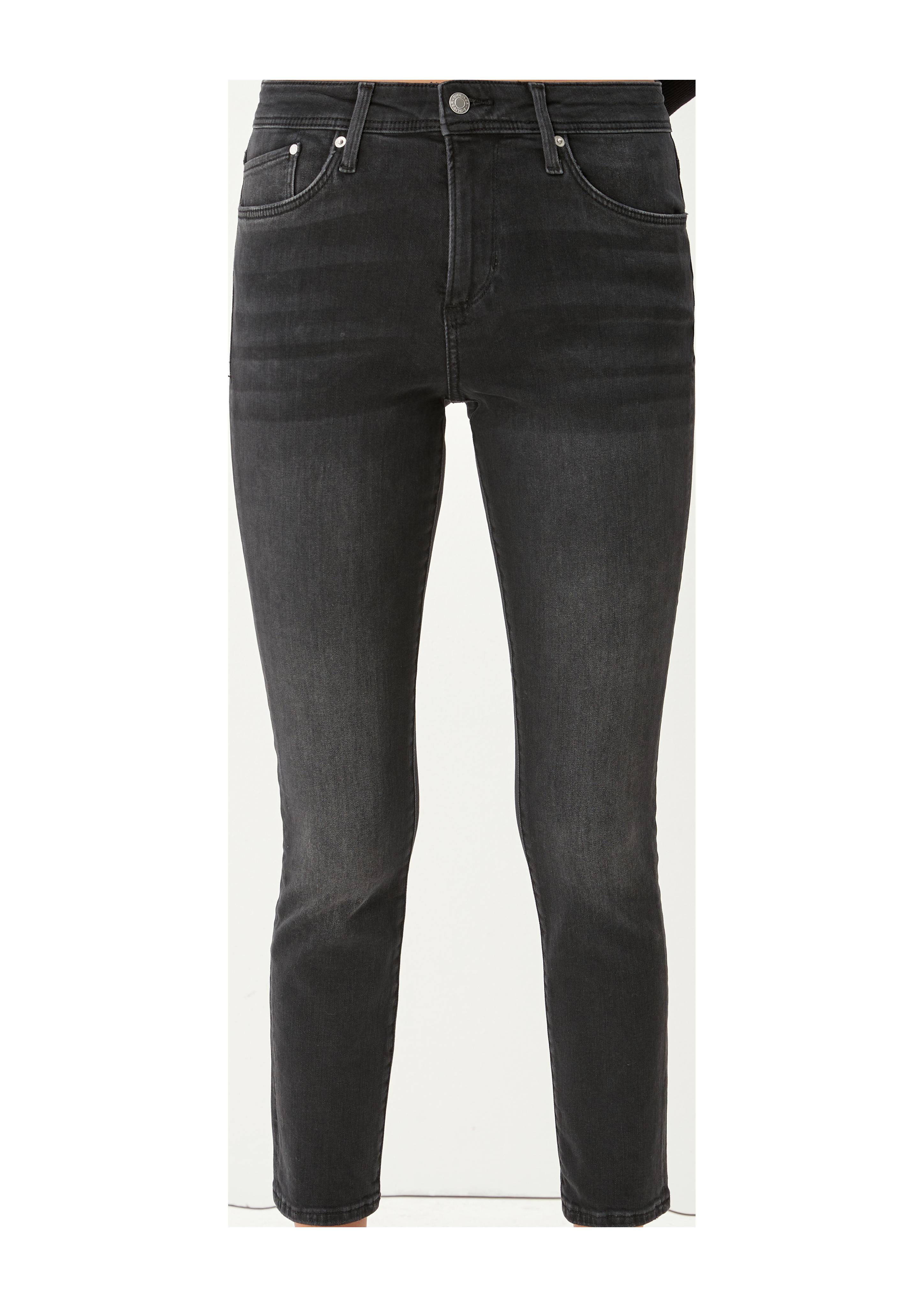 Cropped-Jeans / Slim Fit / Mid Rise / Slim Leg  2120751-97Z6