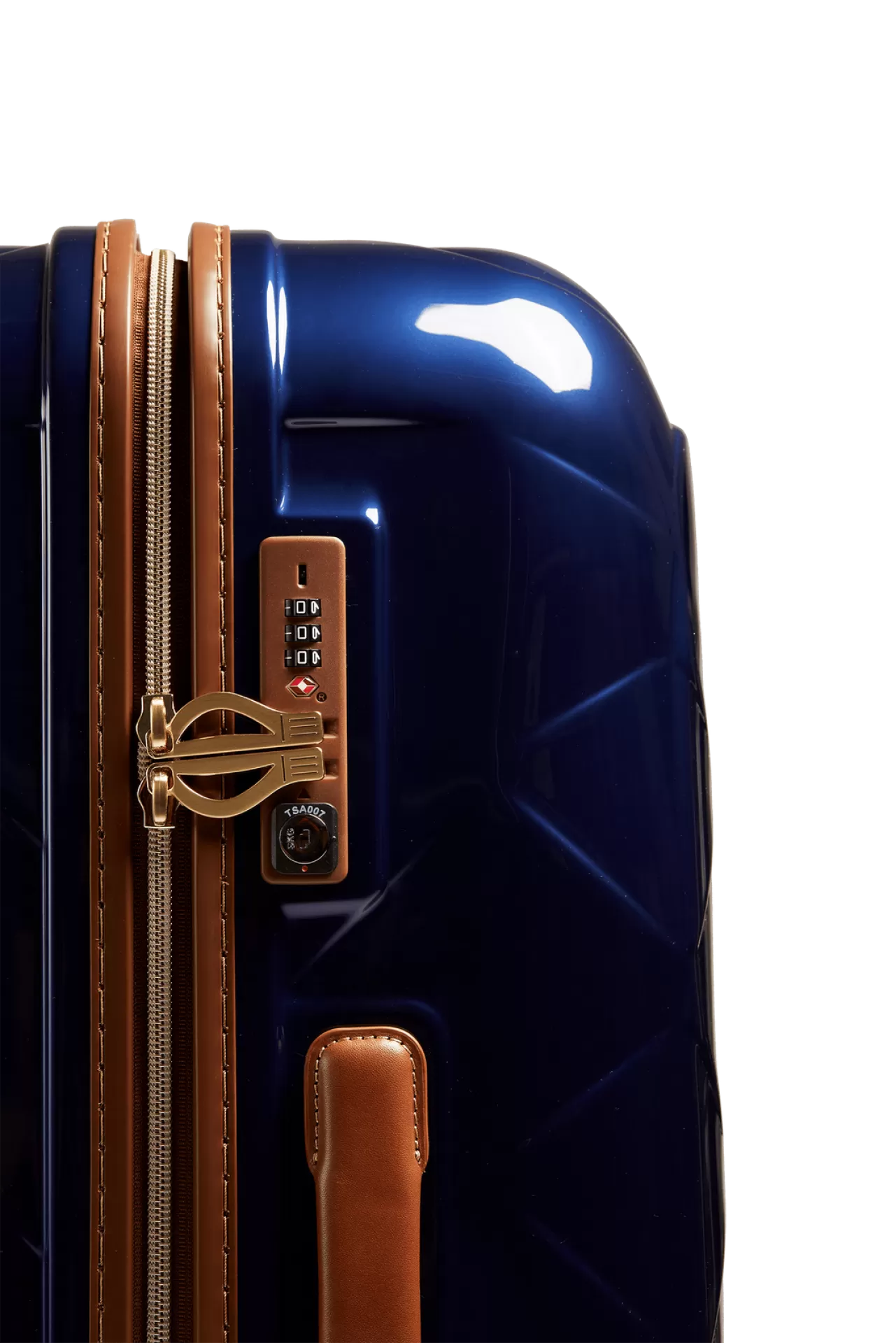 Stratic Leather&More - Hartschalen-Koffer M (bis 66cm) - Blue