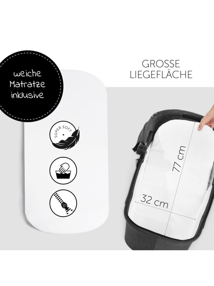 Hauck Kombi-Kinderwagen Vision X Duoset Black (Sportwagen in schwarz,grau günstig kaufen onesize