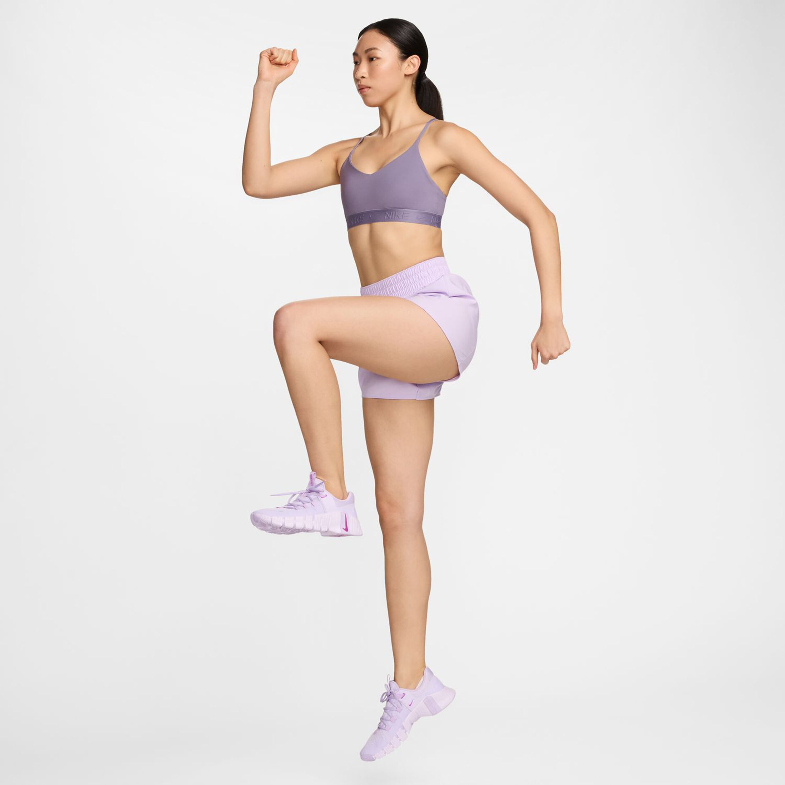 Dri-Fit Indy Padded Sport-BH Damen - Lila