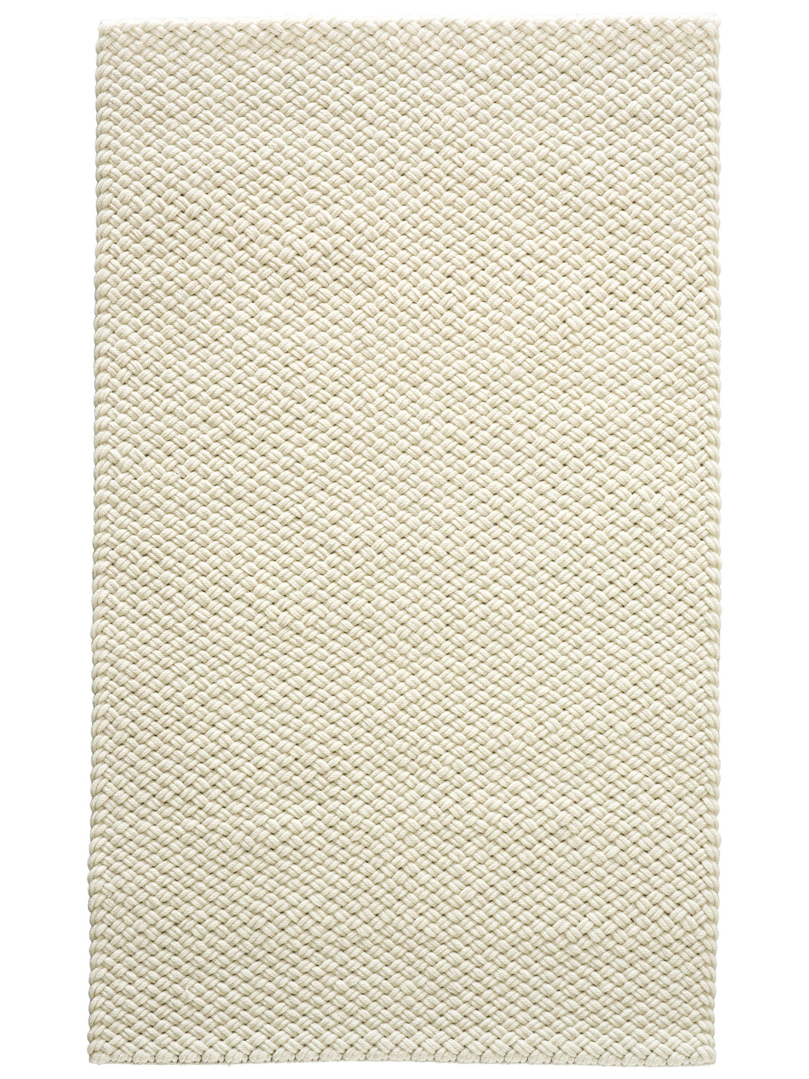 Aarbogen Woll-Teppich, White